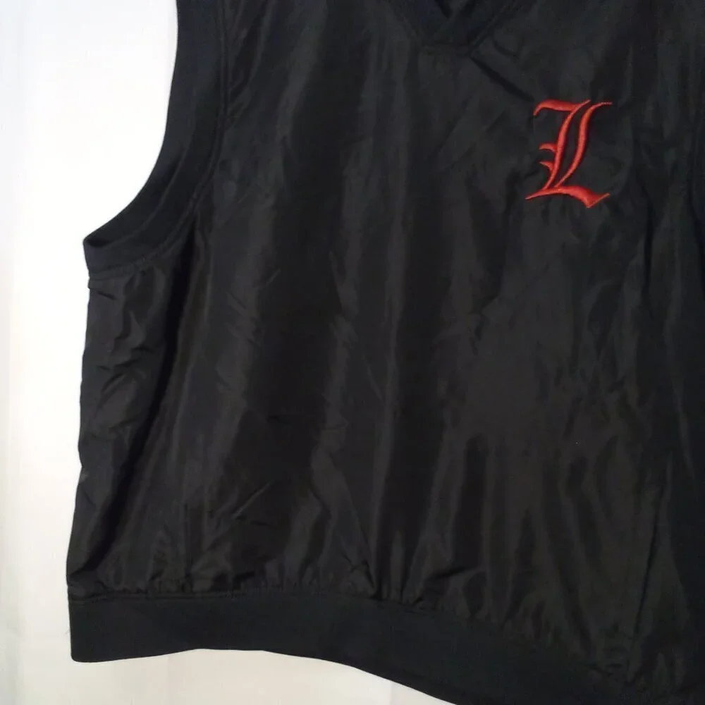 Acuity Pullover Vest Jacket Mens XL Sleeveless Logo Pockets Black
